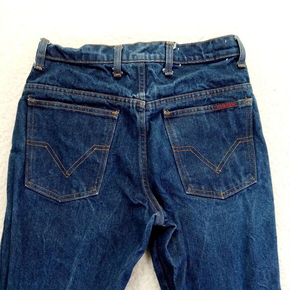 VTG Cowden Jeans Womens 30M (29x34) Highrise USA Cotton‎ Dark Denim Boot - Picture 11 of 11